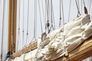 Antikes Segelboot