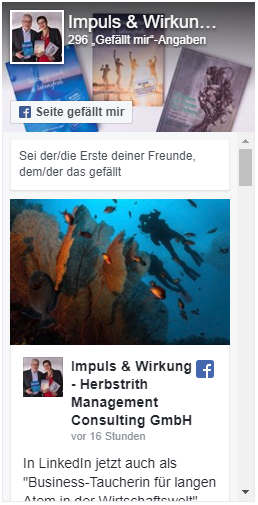 Facebook Seite impuls.at