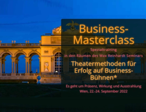 Business-Masterclass im Max Reinhardt Seminar