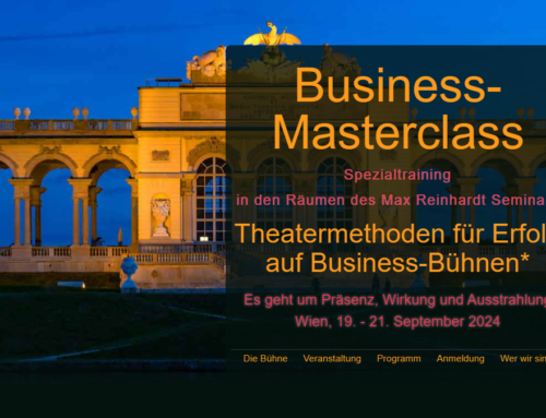 Business Masterclass im Max Reinhardt Seminar
